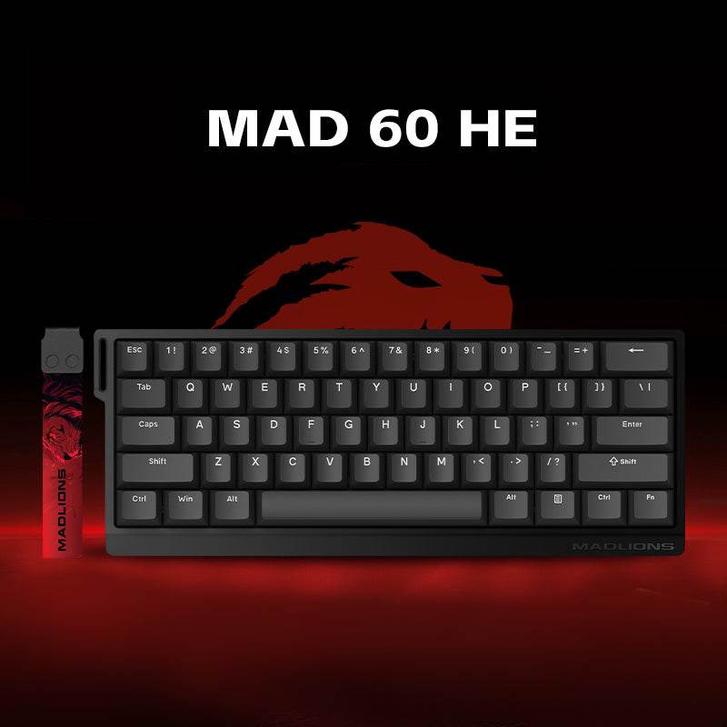 Madlions MAD60HE- Esports Magnetic keyboard - Magnetic axis pro switches - CapsnKeys