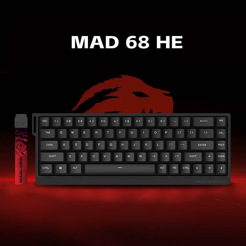 Madlions MAD68HE- Ultimate Gaming Mechanical Keyboard - magnetic axis pro switches - CapsnKeys