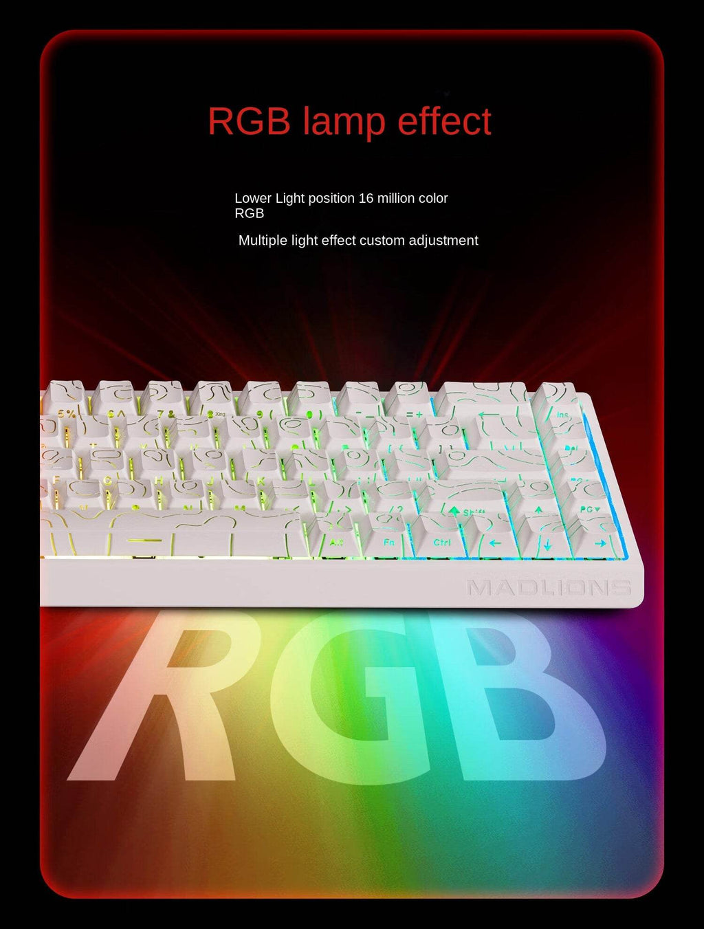 Madlions MAD68 PRO-R(gatreon jade switches(green)) - CapsnKeys