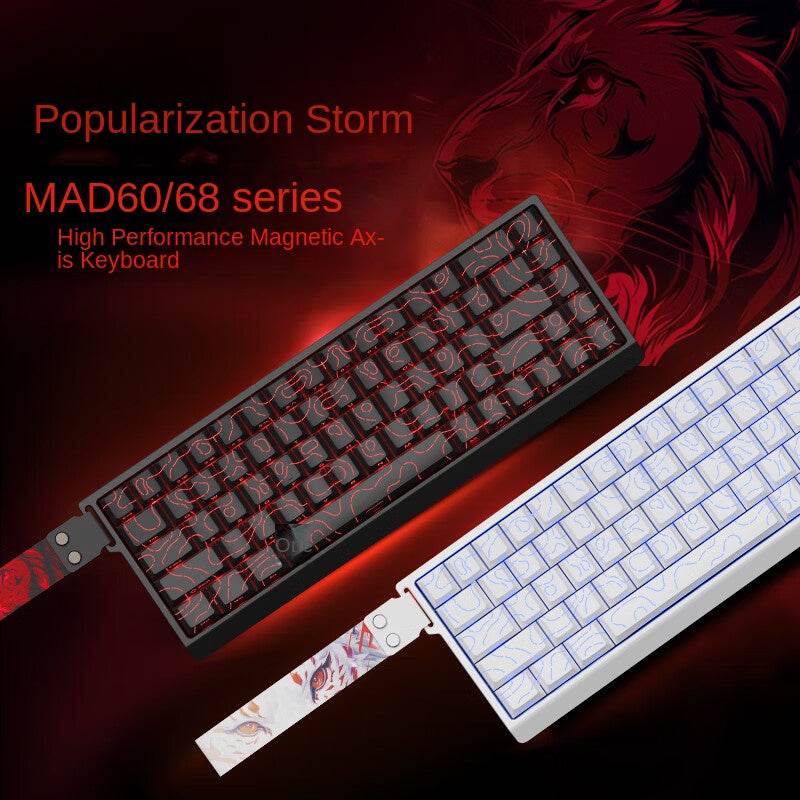 MAD68 PRO - (Silver magnetic axis switches) - CapsnKeys