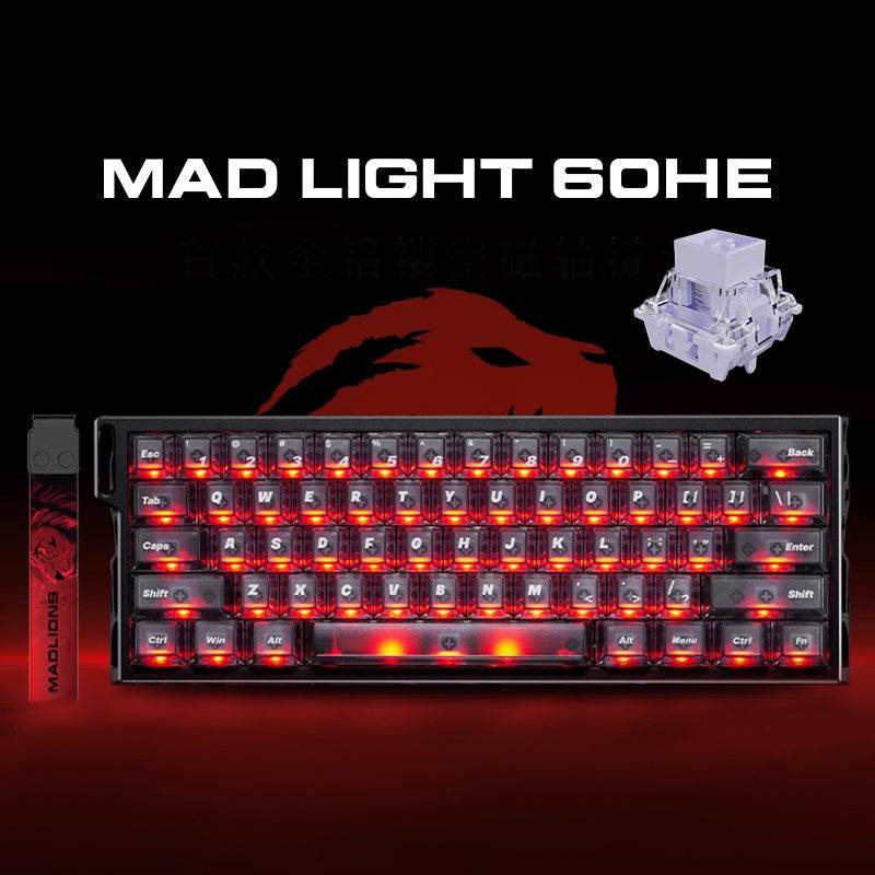 Madlions MAD Light 60HE- Magnetic Switch Gaming Keyboard - CapsnKeys