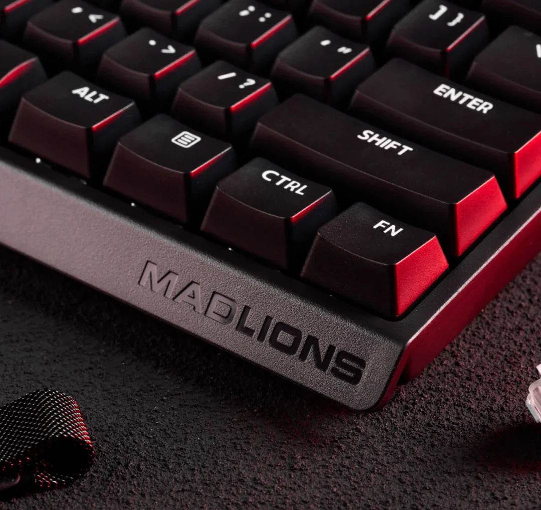 Madlions Mad68-R- Ultimate Gaming Mechanical Keyboard : magnetic switches - CapsnKeys
