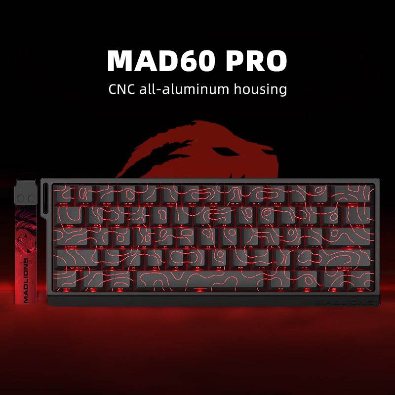 MAD60 PRO - (Silver magnetic axis switches) - CapsnKeys