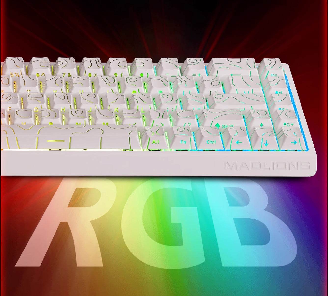 MAD60 PRO - (Silver magnetic axis switches) - CapsnKeys